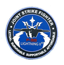 Lockheed Martin®, F-35 Lightning II®, Joint Strike Fighter Patch, 3.5 inch PVC picture