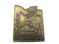 Birkebeiner American Cable Wisconsin Pin 1995 Nice Quality Vintage picture