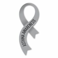 Asthma Curvy Ribbon Magnet picture