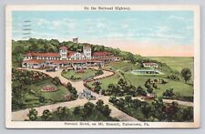 Postcard Summit Hotel on Mt. Summit Uniontown Pennsylvania 1925 picture