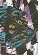 Marvel OVERPOWER 7 Intellect DC Batman power card - Rare Batman Superman 7I 7 I picture