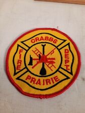 Crabbs prairie  FIRE DEPT PATCH picture