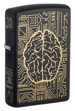 Zippo Artificial Intelligence Black Matte Windproof Pocket Lighter, 218-088348 picture