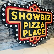 🍕 Vintage Showbiz Pizza Place Sign  Americana Decor Chuck E Cheese Arcade picture