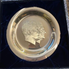 Nixon Official 1973 Presidential Inaugural Plate Sterling Silver Number 06117 picture