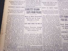 1933 JANUARY 24 NEW YORK TIMES - SCHULTZ'S $18,600 SHIPS FROM POLICE - NT 5198 picture