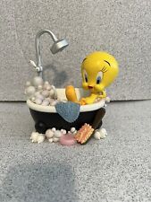 WARNER BROS TWEETY BIRD TAKING A BUBBLE BATH IN SYLVESTER TUB MUSIC BOX FOUNTAIN picture