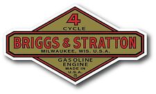 Vintage Briggs & Stratton Gasoline Oil Small Engine 5
