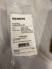 Siemens 52BJK Contact Block Kit 1NO 1NC Class 51 52 NEMA A600 P600 Black Mexico picture