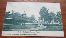 Parsons Kansas Postcard The M K & T Railroad Train Station 1907 picture