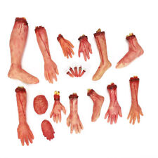 Bloody Horror Scary Prop Broken Hand Feet For Halloween Decoration 5pcs USA New picture