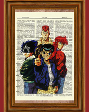 Yu Yu Hakusho Anime Dictionary Art Print Poster Picture Manga  picture