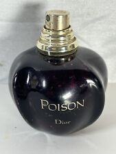 Vintage Poison Dior 1 Fl Oz Perfume Bottle With Small Amount Inside picture