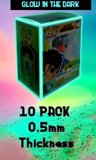 *PACK OF 10* GITD Plastic Protector Cases for Funko Pop 4