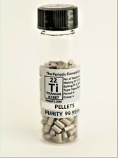 Titanium Pellets 99.99% Pure 1 Troy Oz 31.1 Grams in new 