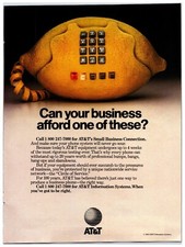 Vintage 1984 AT&T Phones - Original Print Ad (8 x 11) Advertisement picture