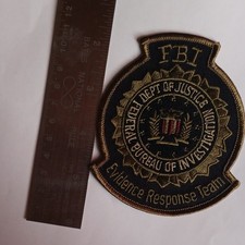 FBI Evidence Response Team Police Patch Single Patch picture