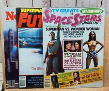 Christopher Reeves Superman Magazine Lot (3) Wonder Woman Cover Newsweek picture