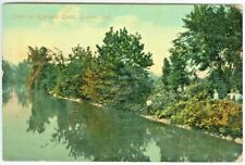 Goshen IN Folks along the Hydraulic Canal 1919 picture