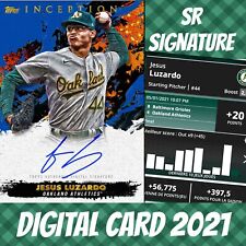 2021 Topps Bunt 21 Jesus Inception Luzardo Rookies Signature Digital Card picture