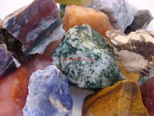 Natural TUMBLE ROUGH - 1000 CARAT Lots - Colorful Mix of Rock and Gemstone Rough picture