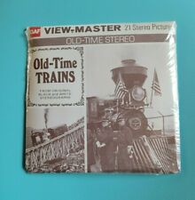 SEALED B794 Old-Time Stereo Trains Stereograph From B&W view-master Reels Packet picture