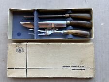 Vintage SHEFFIELD MARMICK Carving Set - Stainless- Original Box - Box has wear - picture