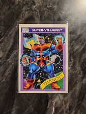 1990 Impel Marvel Universe Series 1 Super Villains Card #79 Thanos picture