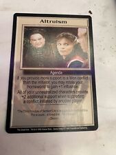 ALTRUISM 1998 THE GREAT WAR BABYLON 5 CCG COLLECTORS CARD NEAR MINT UNPLAYED picture