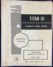 Titan III Missile Student Study Guide 1964 Nasa Gemini Book Vintage Manual picture