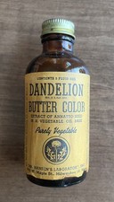 Vintage Dandelion Brand Butter Color veg.-based annatto seed extract.  picture