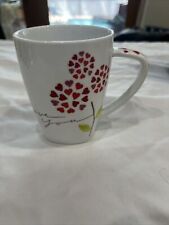 Starbucks Mug Coffee Hearts I Love You Cup Flowers Valentine's 2007 Bone China picture