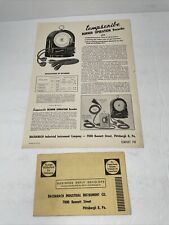 RARE Vintage Bulletin 747 Bacharach Tempscribe Advertising Leaflet Temp Recorder picture
