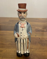 Vintage Diaper Fancy Man With Top Hat Cigar Decanter Figure Marked Japan picture
