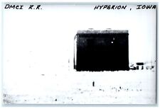 c1960's DMCI RR Hyperion Iowa IA Vintage Train Depot Station RPPC Photo Postcard picture
