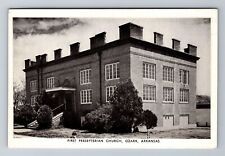 Ozark AR-Arkansas, First Presbyterian Church, Religion Antique Vintage Postcard picture