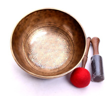 23 cm flower of life scared geometry Tibetan singing bowls - 9 inch mantra bowls picture