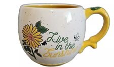   Yellow Daisy  Coffee Mug  “Live in the Sunshine” picture