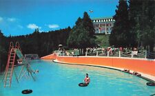 Esther Williams Swimming Pool, Grand Hotel Mackinac Island Michigan Vintage PC picture