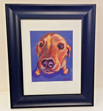 Artist MEG HARPER Love Me Dachshund Limited Numbered Print Picture Signed COA picture