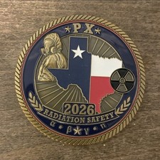 Pantex Radiation Safety 2026 Challenge Coin picture