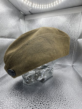 WWI US Army AEF Wool Overseas Cap Infantry Supply S Collar Disc Original picture