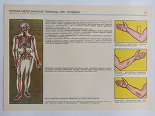 Soviet Poster Stalker Nuclear War Chernobyl Radiation Protection Vintage USSR 37 picture