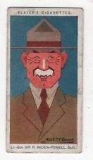  Lord Baden Powell Founds Boy Scouts and Girl Guides 1920s Trade Ad Card picture