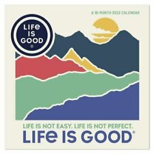 LIFE IS GOOD - 2022 WALL CALENDAR - BRAND NEW - DDW273 picture