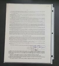 ROBERT DOWNEY JR. SIGNED AFTRA CONTRACT EXCEEDINGLY SCARCE 1987 IRON MAN picture