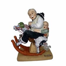 Vintage Norman Rockwell Porcelain Figurine GRAMPS AT THE REINS Danbury Mint 1980 picture