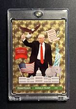 Custom Donald Trump Gold Vinyl Downtown Style Card 45th President USA picture
