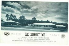 Columbus GA Georgia The Outpost Inn Circa 1960 Postcard Motor Inn picture