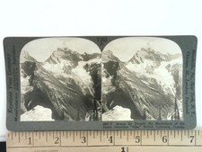 Mount Sir Donald Stereoview Keystone View Co. 1900s British Columbia Canada picture